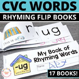 Rhyming Activity Books | CVC Rhyming Flip Books