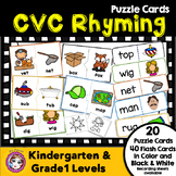 CVC Rhyming Puzzle Cards