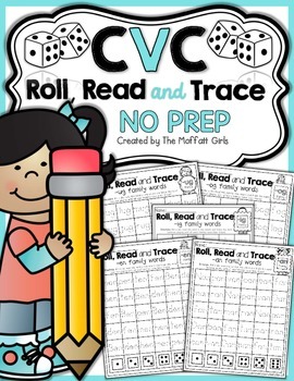 Preview of CVC Roll, Read and Trace!