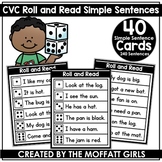 CVC Roll and Read Simple Decodable Sentences