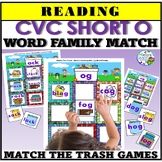 CVC SHORT O  WORD FAMILY MATCH DIFFERENTIATED LEARNING CEN