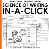 CVC Science of Writing In-a-Click Printables
