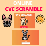 CVC Scramble | Online Game Perfect For Virtual Learning!