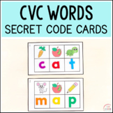 CVC Secret Code Word Cards