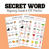 CVC Secret Word Activity