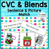 CVC Sentence and Picture Match Up - Center - OG
