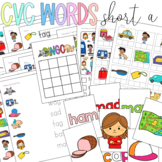 CVC Short A Games and Worksheets