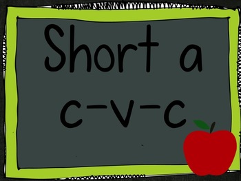 Preview of CVC Short A Sound Segmenting