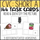 CVC Short A Task Cards