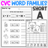 CVC Word Families - Short A - Practice and Review Short A 