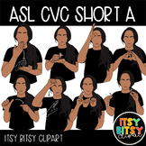 ASL Clipart - Short A CVC Words American Sign Language Cli