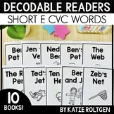 CVC Short E Decodable Readers - Science of Reading Aligned