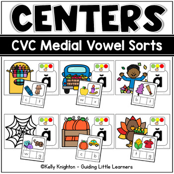 Cvc Short Medial Vowel Sorts L Sor Word Work Centers L Fall Themed