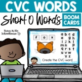CVC Short O Reading Words | Read and Write | Boom Cards