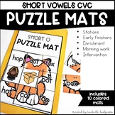 CVC Short Vowel Activities | Puzzle Mats
