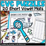 CVC Word Picture Match Word Puzzles