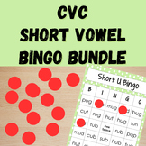CVC Short Vowel Bingo Bundle