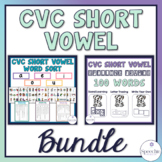 CVC Short Vowel Bundle - Sorting, Identifying and Spelling