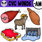 CVC Short Vowel Clip Art - AM