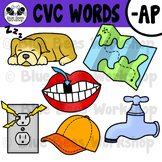 CVC Short Vowel Clip Art - AP