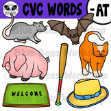 CVC Short Vowel Clip Art - AT