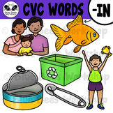 CVC Short Vowel Clip Art - IN