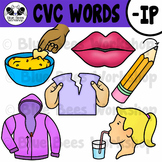 CVC Short Vowel Clip Art - IP