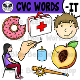 CVC Short Vowel Clip Art - IT