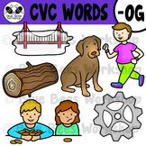 CVC Short Vowel Clip Art - OG