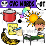 CVC Short Vowel Clip Art - OT