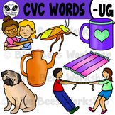 CVC Short Vowel Clip Art - UG