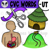 CVC Short Vowel Clip Art - UT