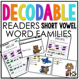 CVC Short Vowel Decodable Readers | Phonics, Fluency, Read