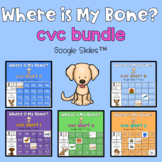 CVC Short Vowel Games Google Slides™  BUNDLE