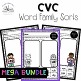 CVC Short Vowel Mega Worksheet Bundle