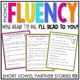 CVC Short Vowel Partner Reads | Decodable Reading Fluency 