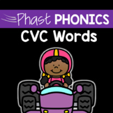 CVC Short Vowel Phonics Practice: Phast Phonics CVC Activi