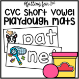 CVC Short Vowel Play Dough Mats