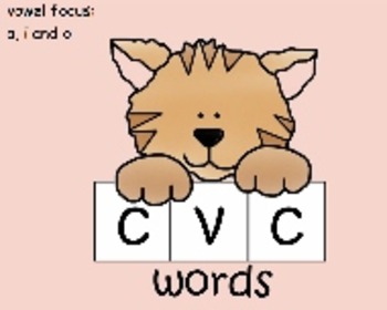 Preview of CVC Short Vowel Practice