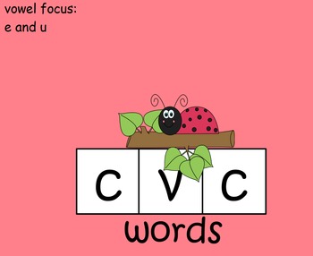 Preview of CVC Short Vowel Practice