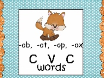 Preview of CVC Short Vowel Practice