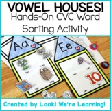CVC Short Vowel Sounds Activity: Vowel Houses!