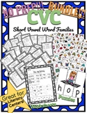 CVC Short Vowel Word Families - Phonics / Literacy Centers