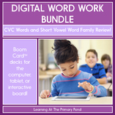 CVC & Short Vowel Word Families Review - Digital Phonics A