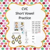 CVC Short Vowel Word Practice
