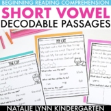 30 CVC Short Vowels Decodable Passages | Kindergarten Read