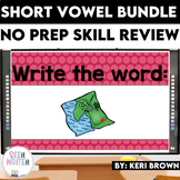 CVC Short Vowels Word Work Activity | Morning Work | Readi