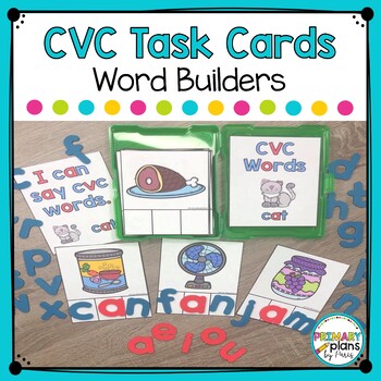Preview of CVC Short a Task Cards Freebie