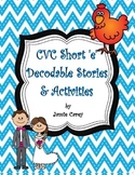 CVC Short 'e' Decodable Stories & Activities