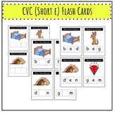 CVC (Short e) Flash Cards